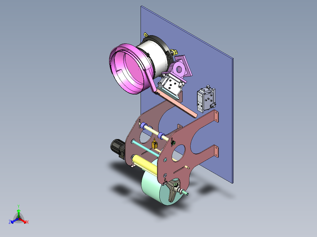 SFM-200 微型自动化送料设备正等轴测图