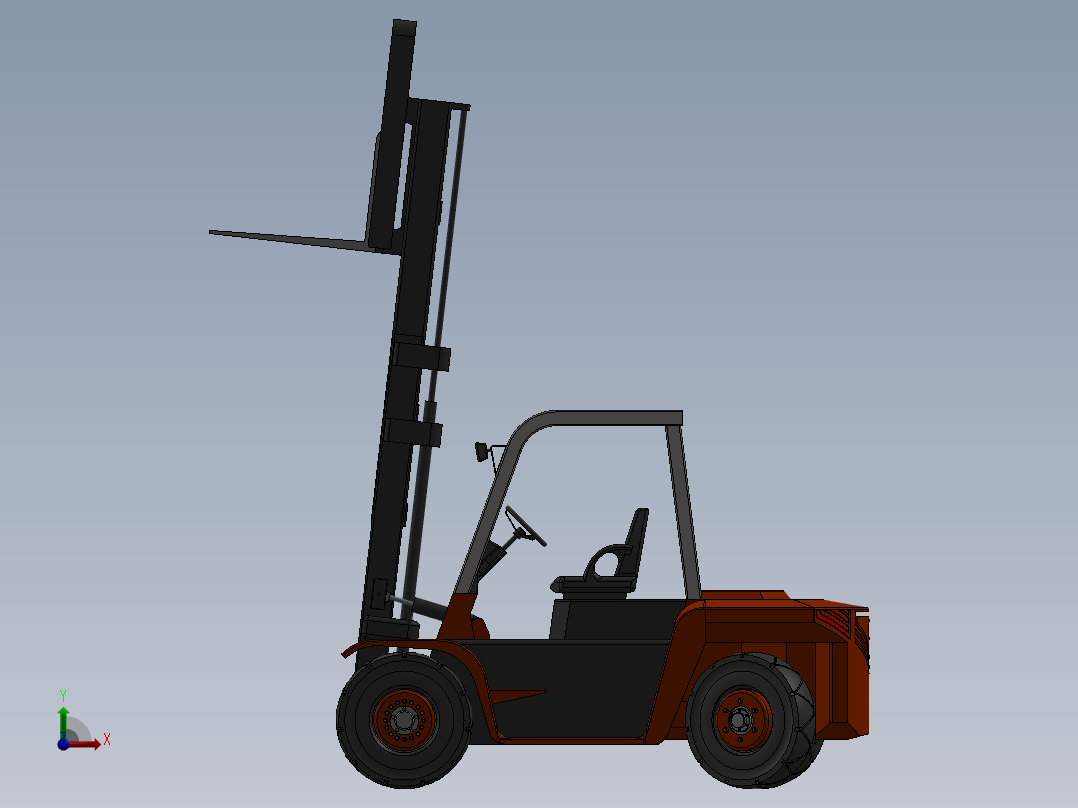 叉车、 叉车 SW STP前视图