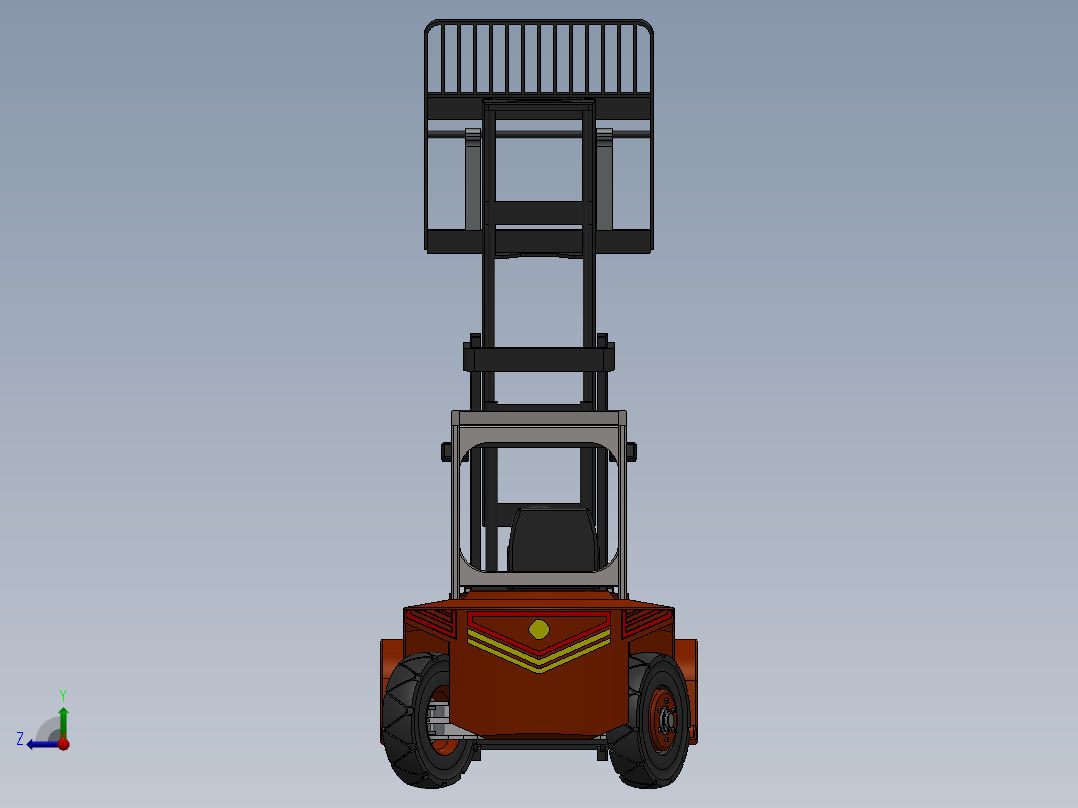 叉车、 叉车 SW STP右视图