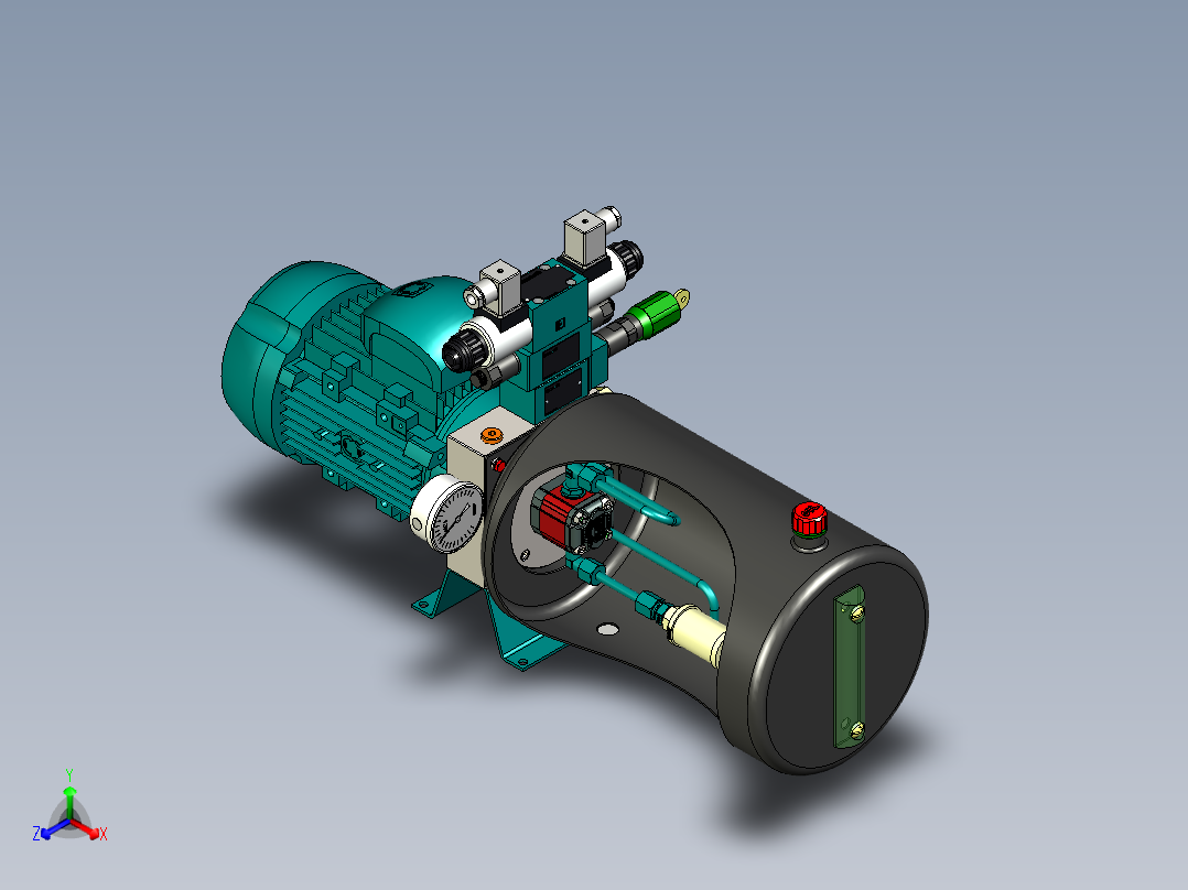 B3004118-小型液压动力站12L