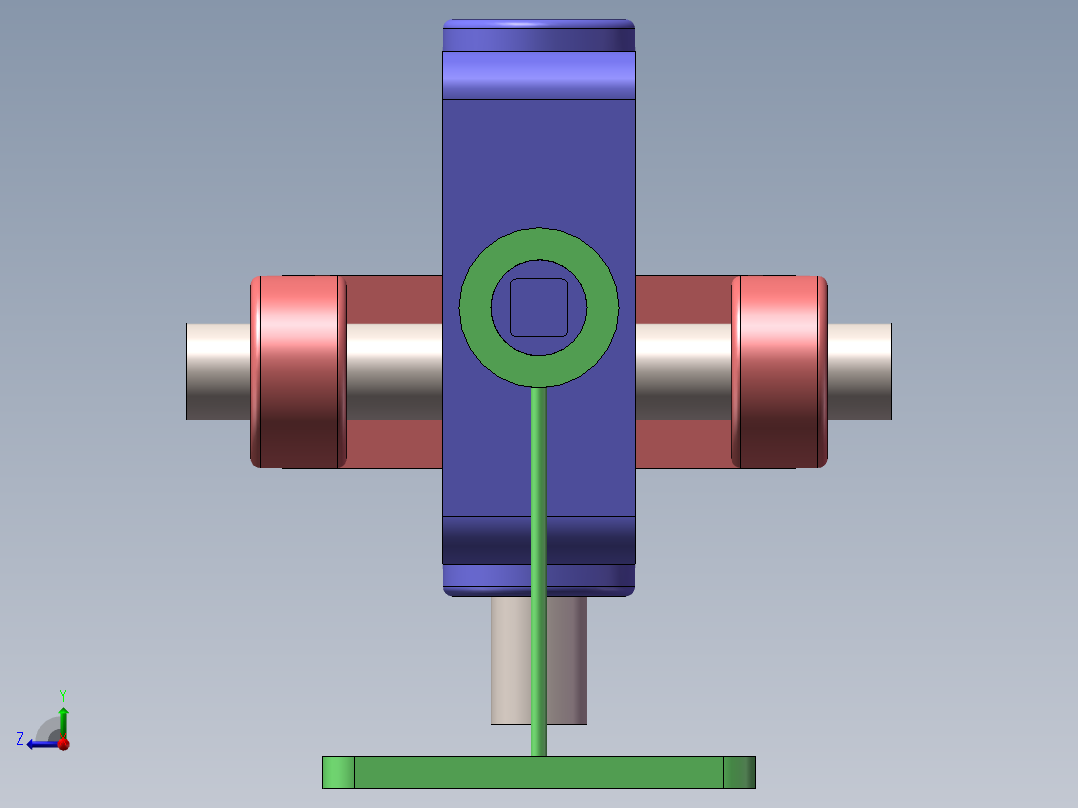 联轴传动、人体右视图
