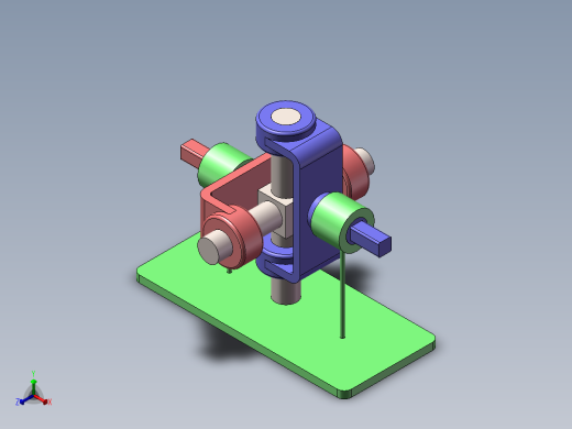 联轴传动、人体正等轴测缩略图