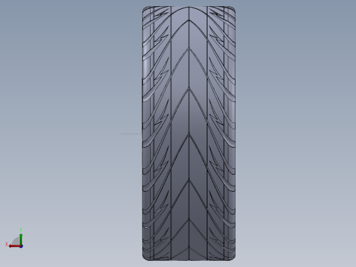 XAC轮胎 3D模型SolidWorks三维设计图后视缩略图