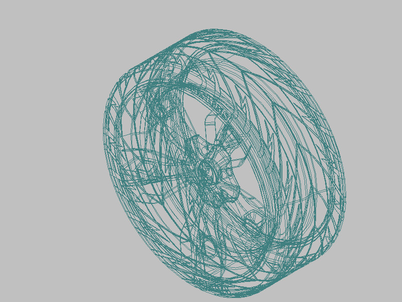XAC轮胎 3D模型SolidWorks三维设计图