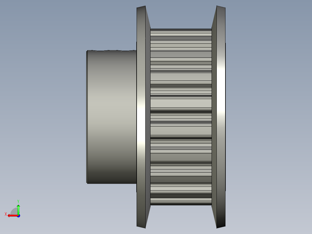 TABXL-20-037-H8主动轮后视图