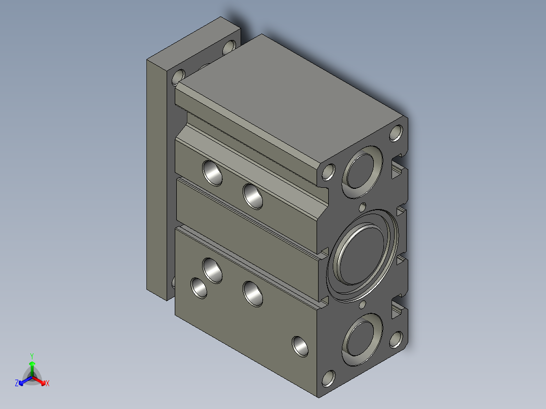 TCL40x40S(0)+()正等轴测图