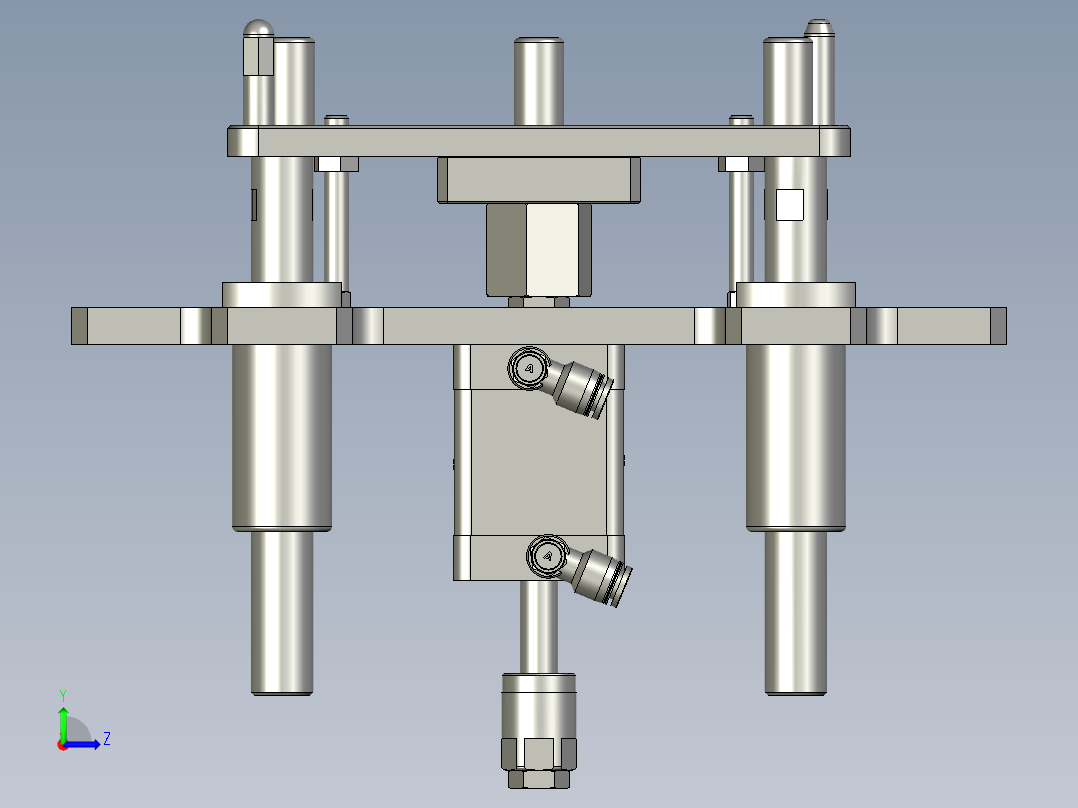 ZGD1V71FAEG-2000-顶升模组左视图