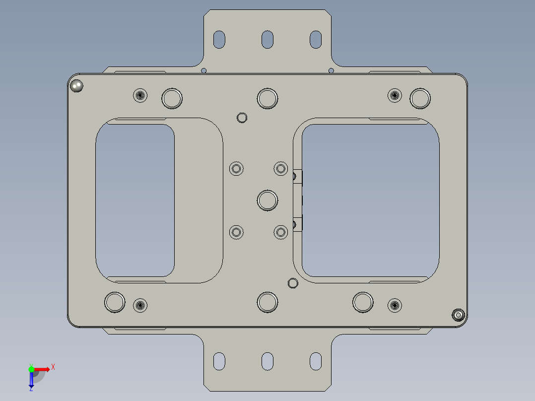 ZGD1V71FAEG-2000-顶升模组俯视图