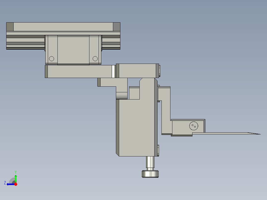 YWP200K4-05-02-00热切刀组件右视图