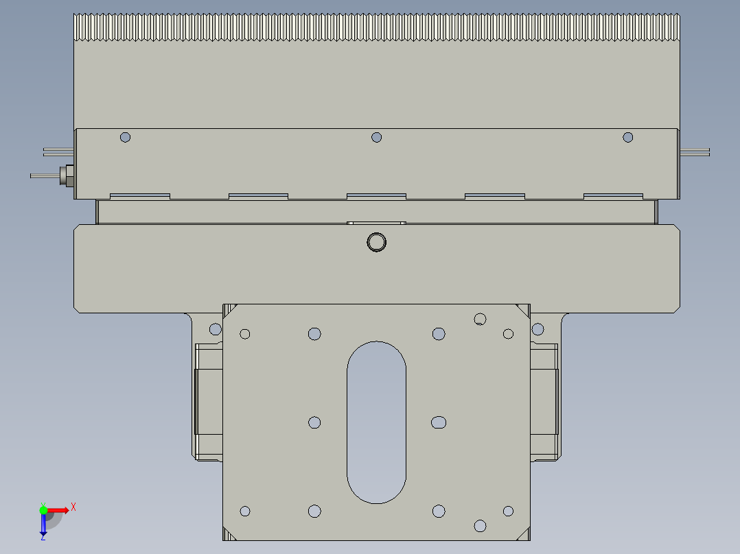 YWP200K4-05-02-00热切刀组件俯视图