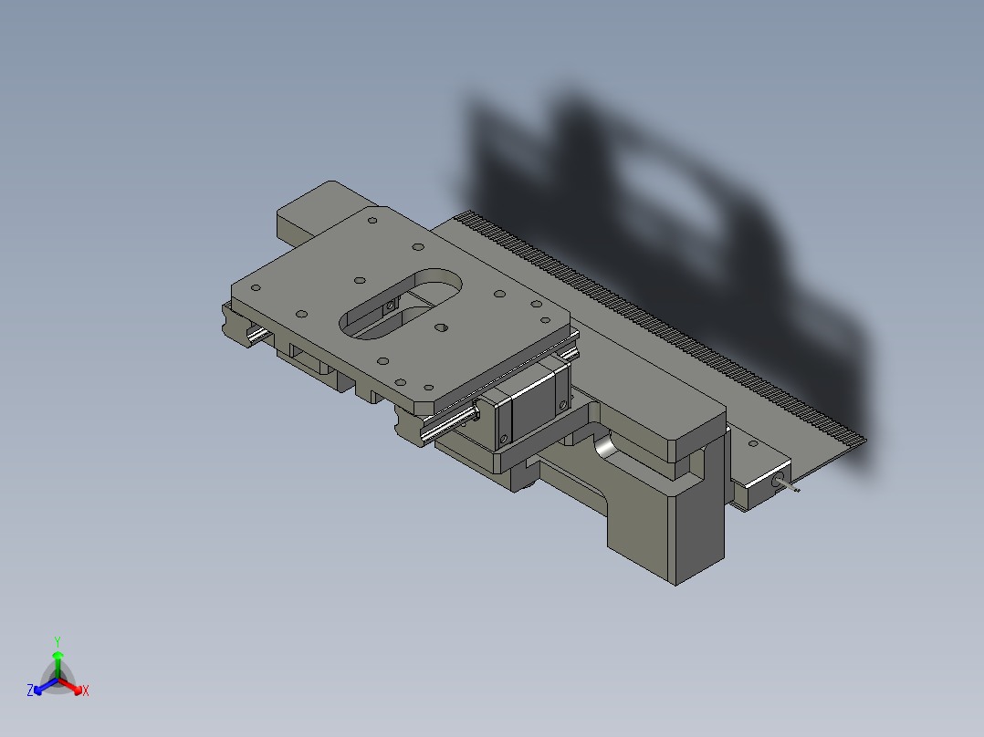 YWP200K4-05-02-00热切刀组件正等轴测图