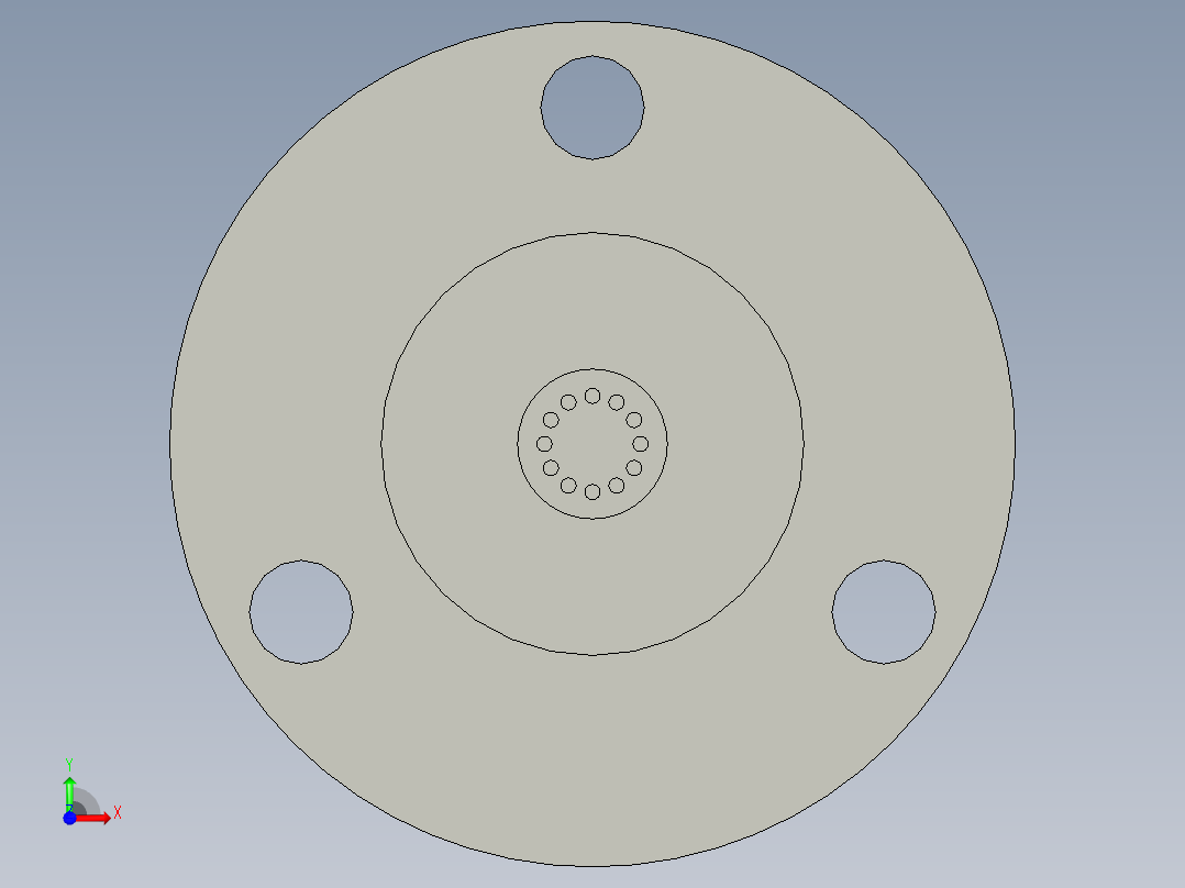 导电滑环36芯外径22mm前视图