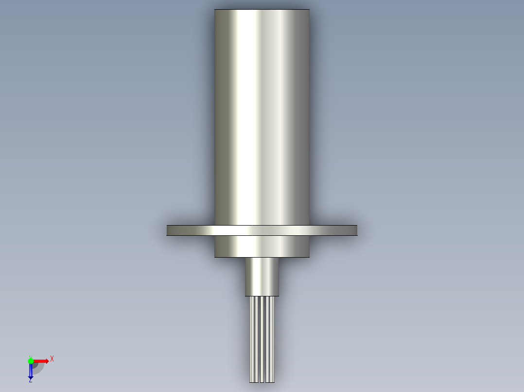 导电滑环36芯外径22mm俯视图
