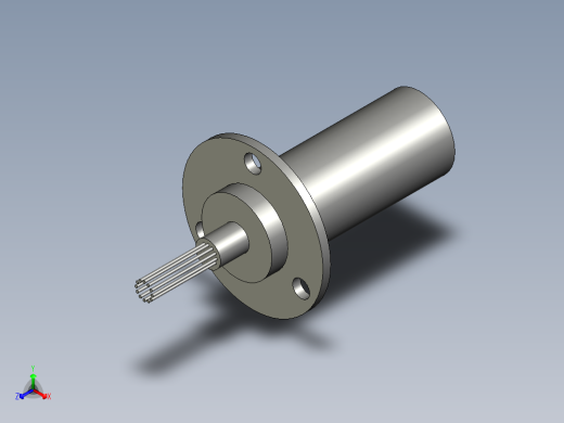 导电滑环36芯外径22mm正等轴测缩略图