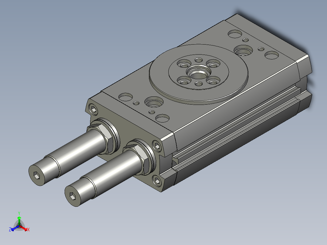 旋转气缸1360248_DRRD-25-180-FH-Y9A---_0_-715正等轴测图