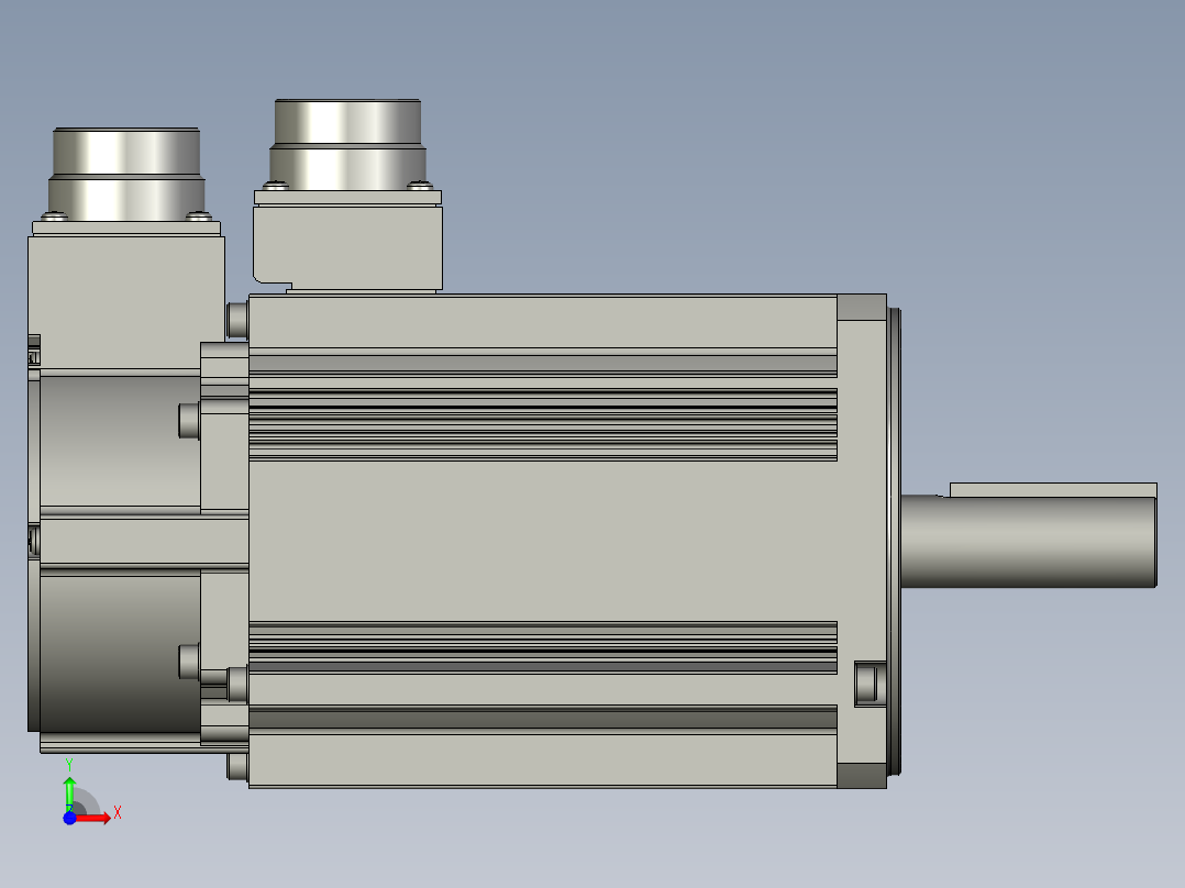 MSMF202L1G62000w低惯量增量式无刹车前视图