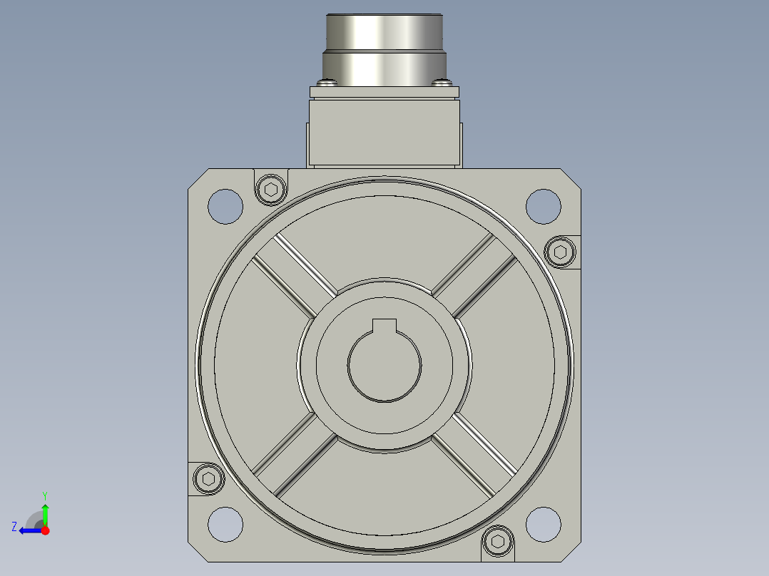 MSMF202L1G62000w低惯量增量式无刹车右视图