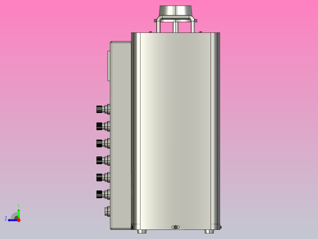 TSGC2-3接触调压器三维模型202011右视图