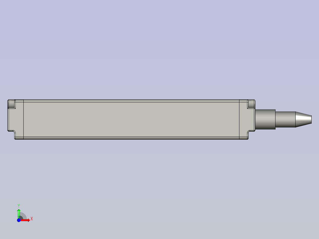 组装+热熔-光栅尺MANIFOLD_SOLID_BREP_3348856前视图