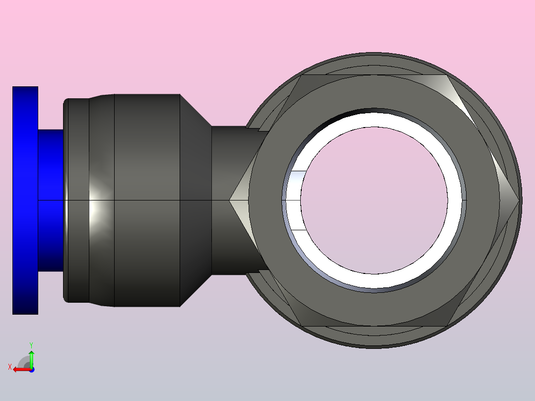 PHF-N 串联接头-NPT螺纹[PHF1∕2-NO4]后视图