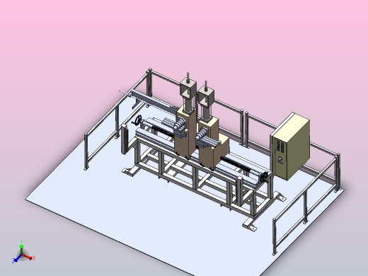 管材成型机bending-pipe-machine-consep-模型格式为 -sw