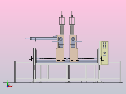 管材成型机bending-pipe-machine-consep-模型格式为 -sw前视缩略图