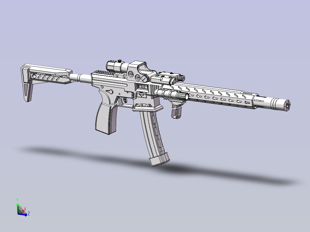 MP枪主视图