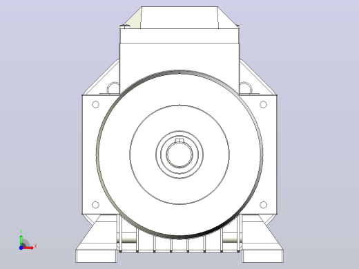 IM B3 H56-90通用电机[YS-801-4-B3]前视缩略图