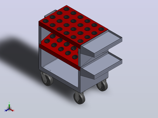 CNC 工具车正等轴测缩略图