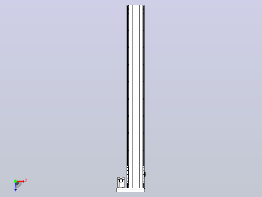 日规模组半封闭丝杆TPA-HNR-202D-2510C-L1800-ML-C-P75-N3俯视缩略图