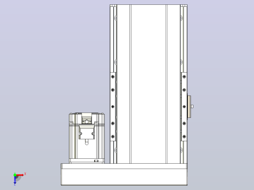日规模组半封闭丝杆TPA-HNR-175D-2510C-L100-ML-C-P75-N3俯视缩略图