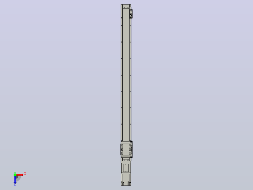 滚珠丝杠直线轴内置导轨TPA-GCR-65-1610C-L800-M-M40-N3俯视缩略图