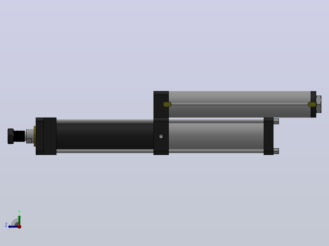 MPT-3T系列标准型[MPT-63-200-20-3T-M2-S1-90°]右视图