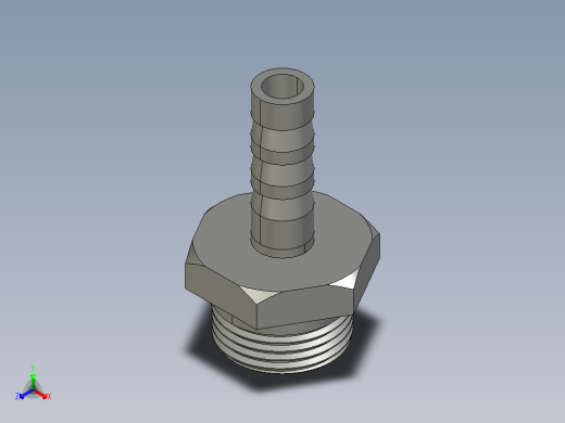 黄铜倒钩接头 6mm x