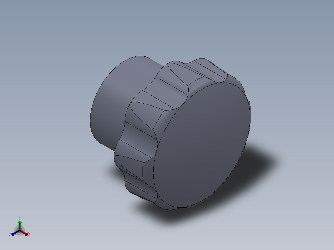 JBT7274把手3D模型Solidworks设计正等轴测图