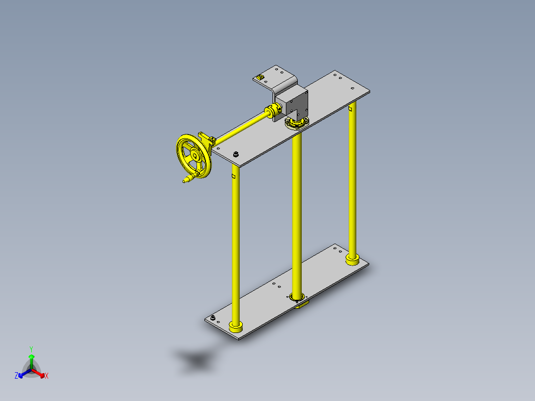 工件台提升机构