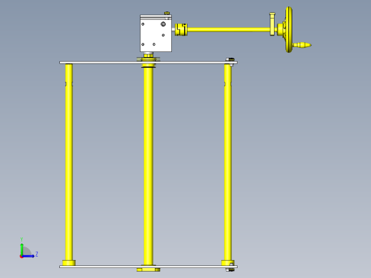 工件台提升机构左视缩略图