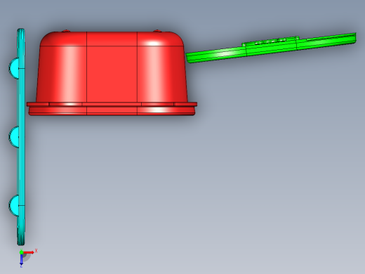 塑料容器 塑料盒子【彩红网3D模型-caired.com】俯视缩略图
