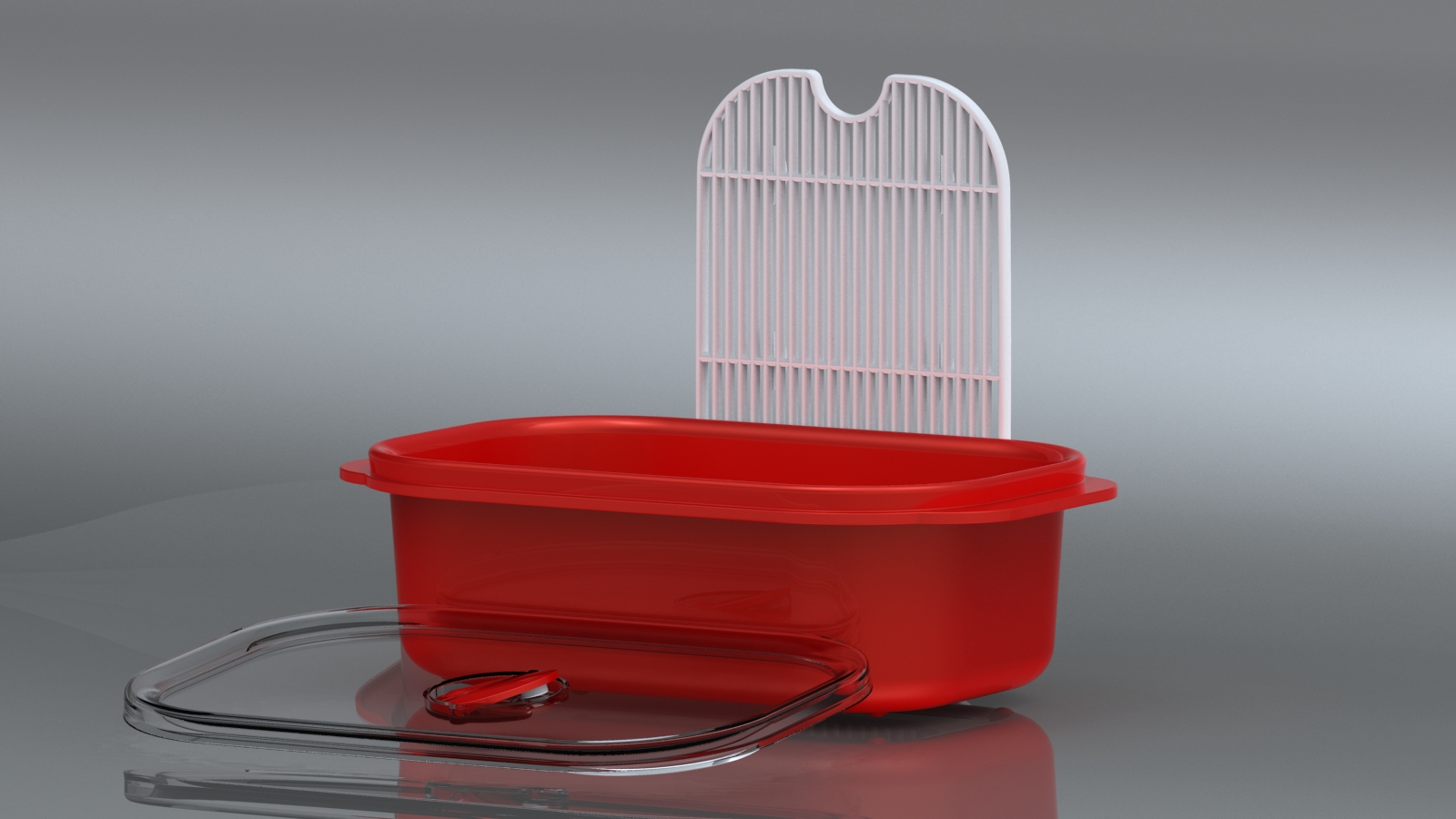 塑料容器 塑料盒子【彩红网3D模型-caired.com】