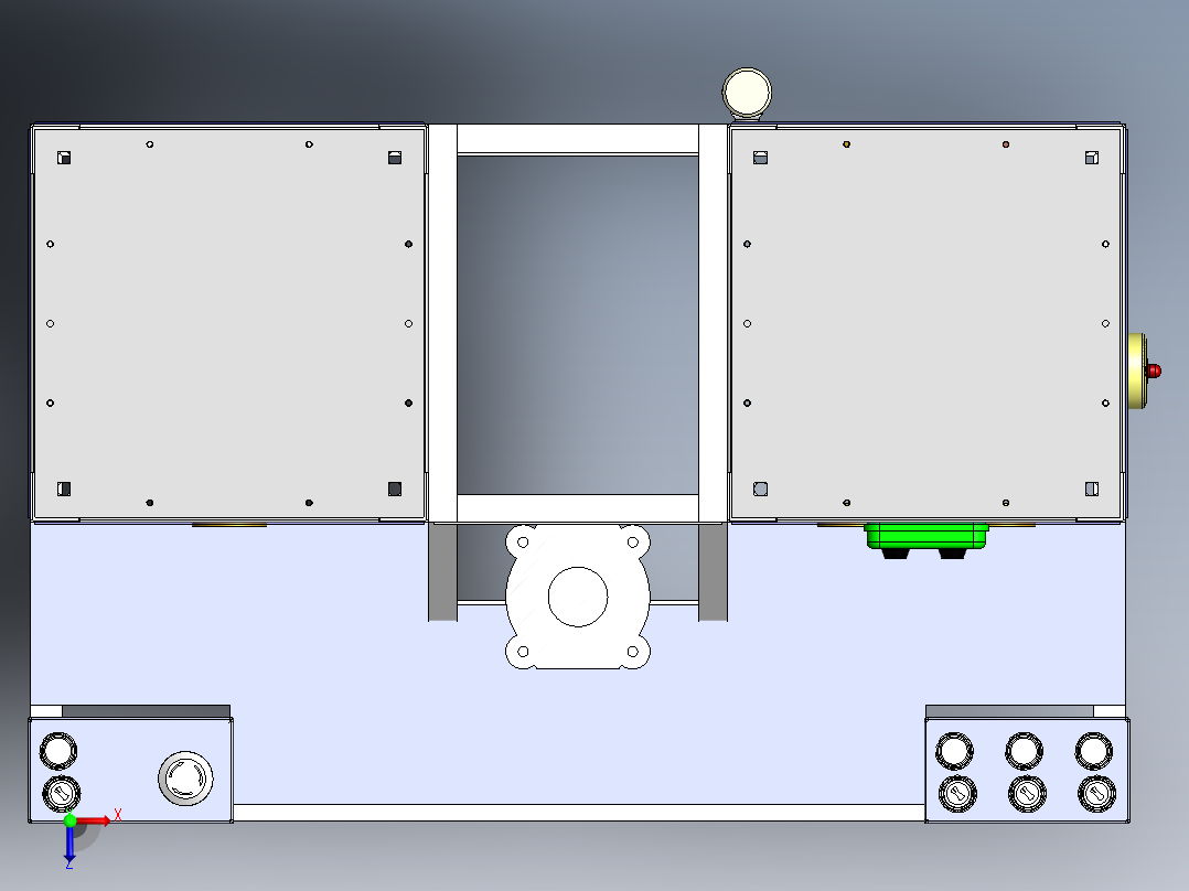 压力试验机17俯视图