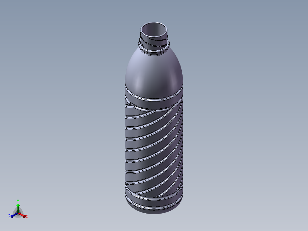 水瓶正等轴测图