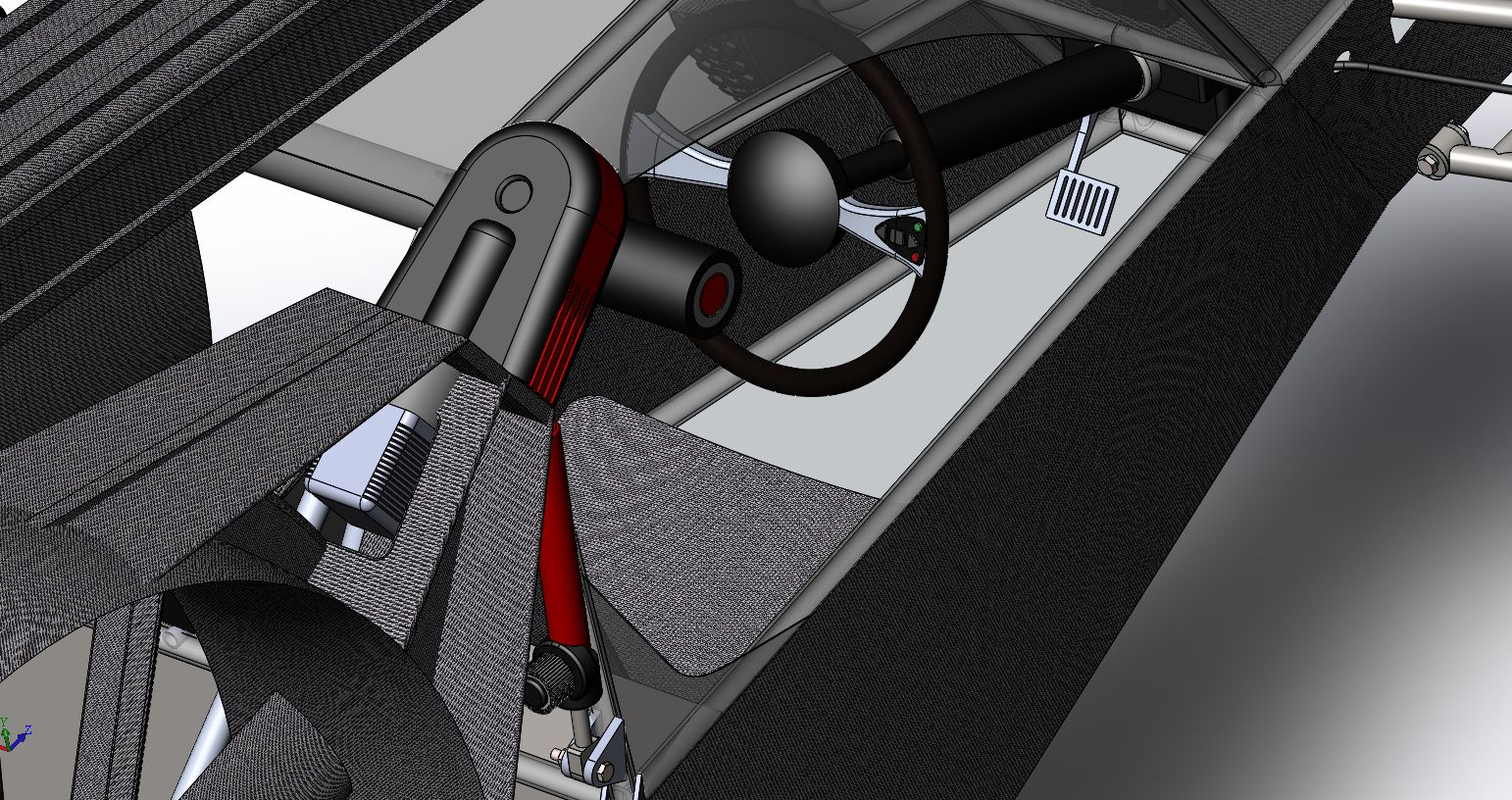 三轴四轮越野飞车