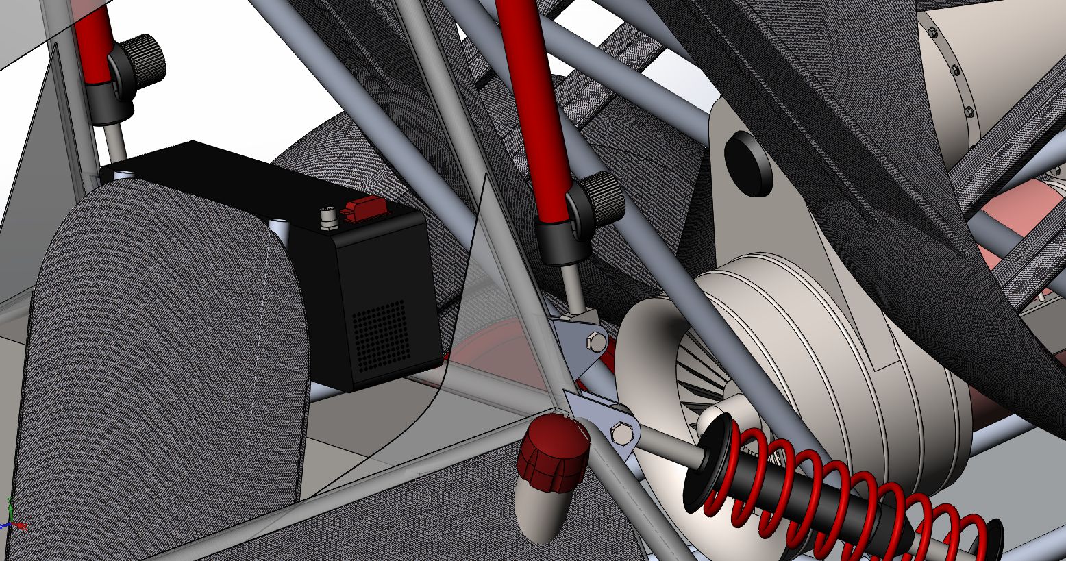 三轴四轮越野飞车