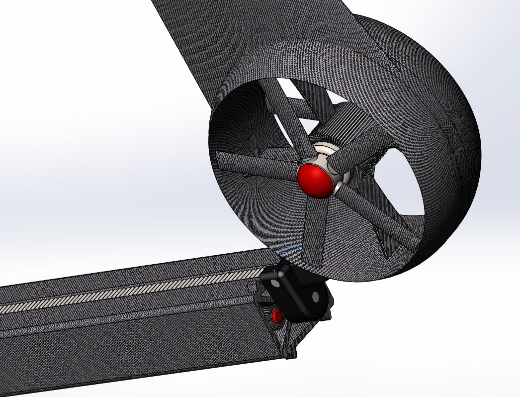 三轴四轮越野飞车