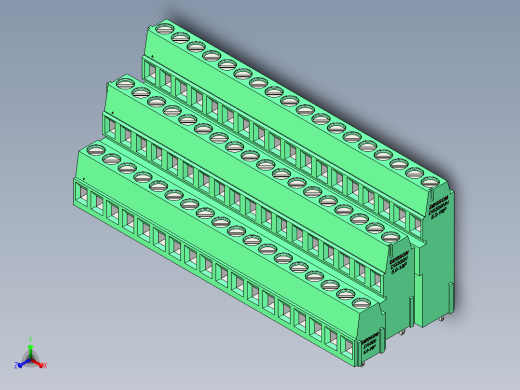 DEGSON DG500 系列 5.05.087.62mm 接线端子-DG500A3-5.0-54P-14-00AH