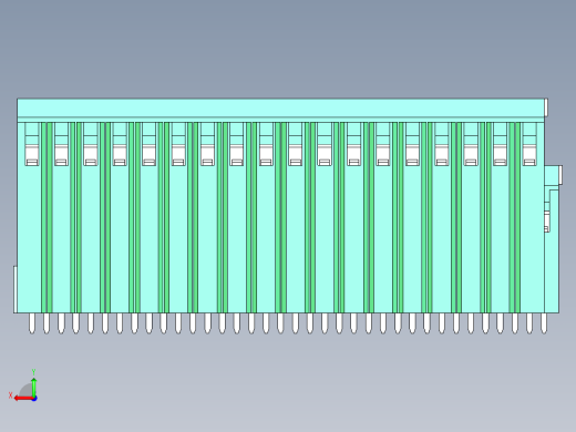 DEGSON DG500 系列 5.05.087.62mm 接线端子-DG500A3-5.0-54P-14-00AH后视缩略图