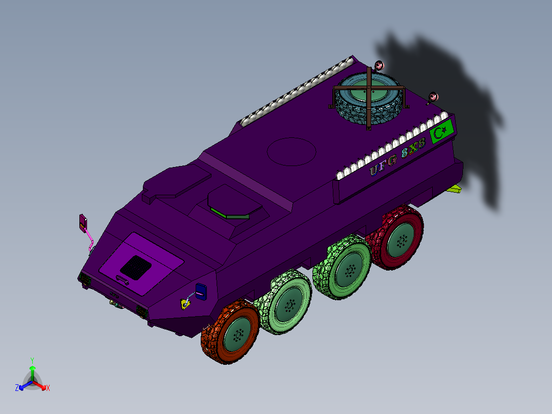 轮式多用途装甲战车