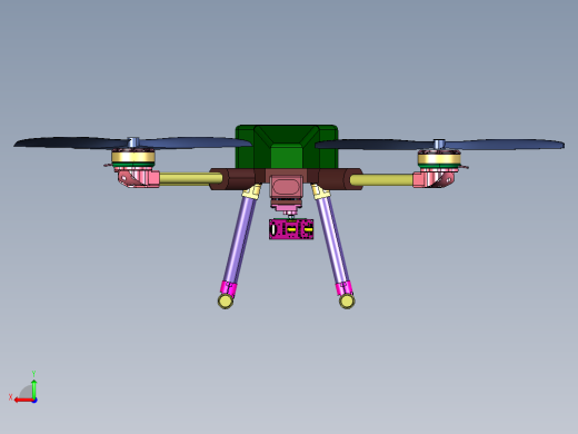 超声波躲避障碍物无人机后视缩略图