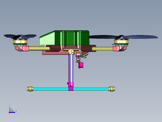 超声波躲避障碍物无人机左视缩略图