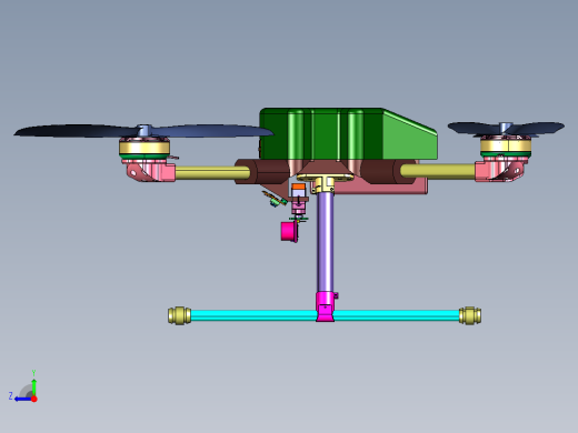 超声波躲避障碍物无人机右视缩略图